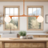 Teak Briar Linear Pendant by Kuzco Lighting