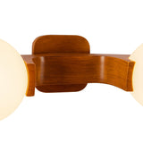 Teak Briar Vanity Light by Kuzco Lighting Details