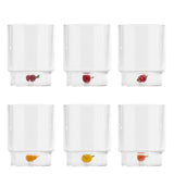 Teca Fruta Tumbler Set of 6 Assorted By Zafferano