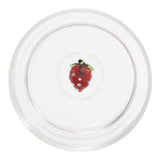 Teca Fruta Tumbler Set of 6 Strawberries By Zafferano-Downside View