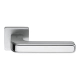 Tecno Door Lever in Polished Chrome / Satin Chrome by Colombo Design
