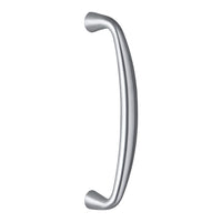 Tender Door Pull Small in Satin Chrome by Colombo Design