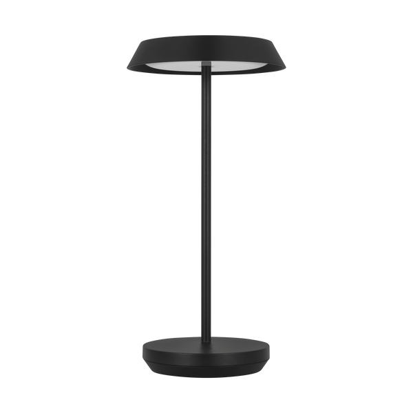 Tepa Accent Rechargeable Table Lamp Black By Visual Comfort Modern With Light