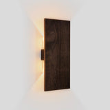 Tersus L Wall Sconce by Cerno - Dark Stained Walnut