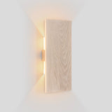 Tersus L Wall Sconce by Cerno - White Washed Oak