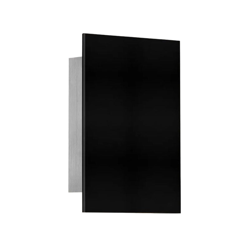Tersus Outdoor Wall Sconce by Cerno - Textured Black, up and downlight
