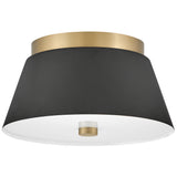 Tess Flush Mount Black Small By Lark Living