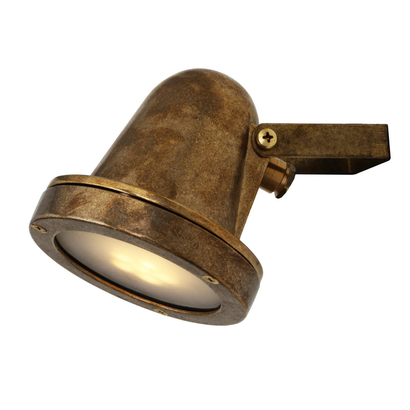 Thames Outdoor Spotlight - Antique Brass