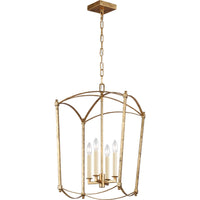 Thayer Lantern Chandelier — 16", Antique Gild