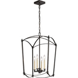 Thayer Lantern Chandelier — 16", Smith Steel