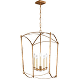 Thayer Lantern Chandelier — 19 1/4", Antique Gild