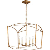 Thayer Lantern Chandelier — 23 1/8", Antique Gild