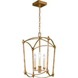 Thayer Mini Lantern Chandelier — 12", Antique Gild