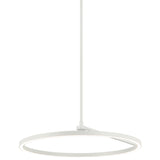 The Trundle Pendant Light Medium White By Matteo - Front View