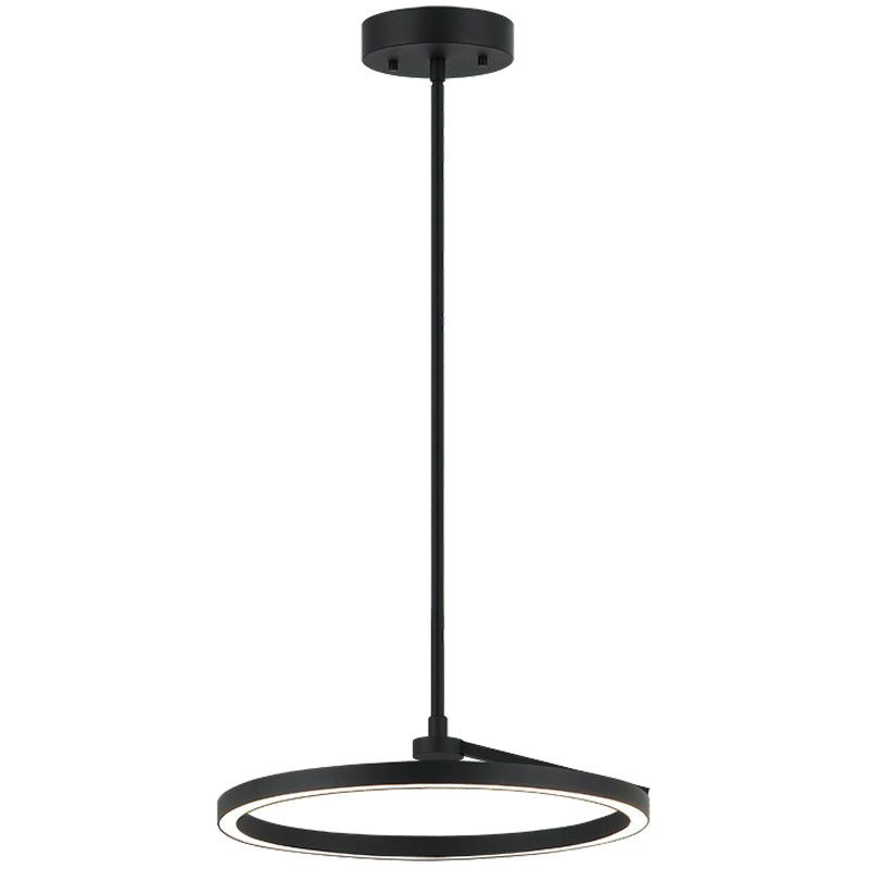 The Trundle Pendant Light Small Matte Black By Matteo
