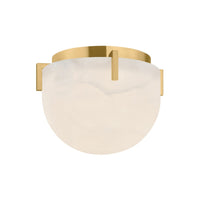 Thibault Flush Mount in Vintage Brass by Corbett