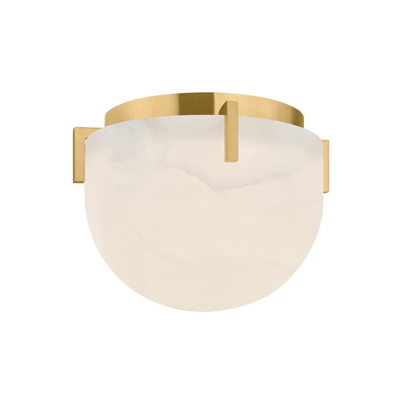 Thibault Flush Mount in Vintage Brass by Corbett