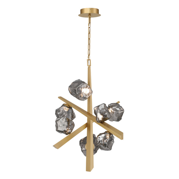 Thorah LED Chandelier Small Gold By Eurofase
