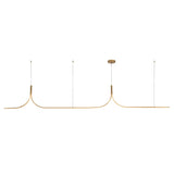 Thread Linear Suspension — 10 Feet, Brushed Gold