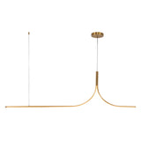 Thread Linear Suspension — 5 Feet, Brushed Gold