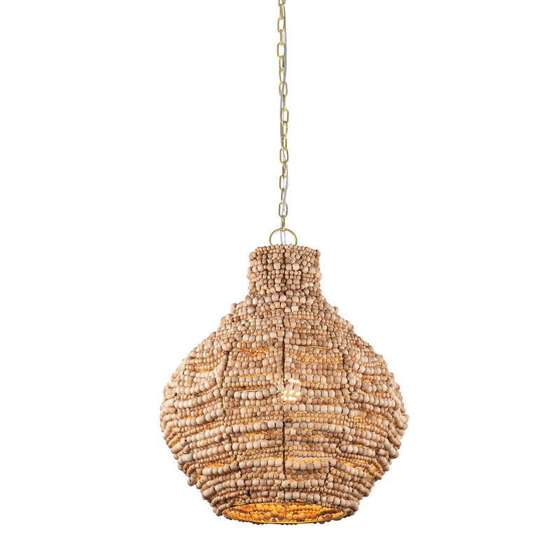 Tiana Pendant - Aged Brass