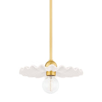 Tinsley Pendant - Aged Brass