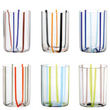 Tirache Tumbler Set of 6 Assorted By Zafferano