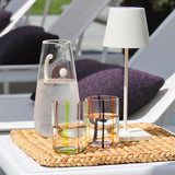 Tirache Tumbler Set of 6 Black Orange By Zafferano - Lifestyle View1