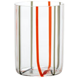 Tirache Tumbler Set of 6 Red Grey By Zafferano
