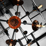 Tokyo Chandelier - Antique Brass