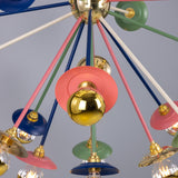 Tokyo Multi Coloured - Satin Brass