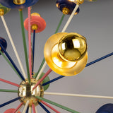 Tokyo Multi Coloured - Satin Brass