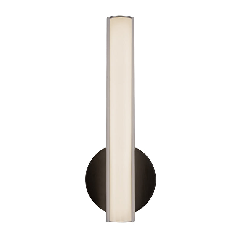 Tole Wall Sconce — 14 Inch, Black