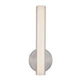 Tole Wall Sconce — 14 Inch, Brushed Nickel