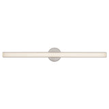 Tole Wall Sconce — 36 Inch, Brushed Nickel