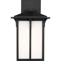 Tomek Outdoor Wall Lantern — 14 Inch, Black