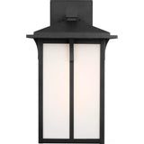 Tomek Outdoor Wall Lantern — 18 Inch, Black