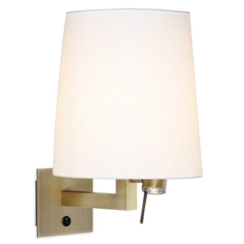 Tonda Wall Light With LED Matt Light Satin Bronze By Contradi