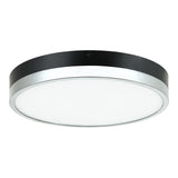 Tone Ceiling Mount 12 Inch Black & Chrome
