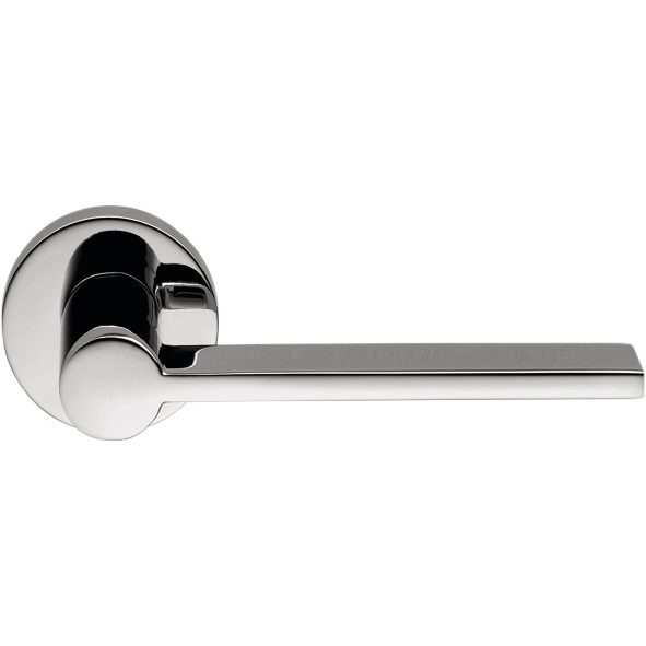 Tool Door Lever in Polished Chrome by Colombo Design