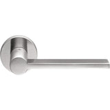 Tool Door Lever in Satin Chrome by Colombo Design
