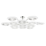 Topaz Semi Flush - 57 Inch - Polished Nickel by Corbett