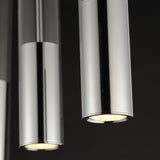 Torch LED 4-Light Linear Pendant by ET2 - Polished Chrome