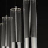 Torch LED 4-Light Linear Pendant by ET2 - Polished Chrome
