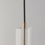 Torch LED 4-Light Linear Pendant by ET2 - Satin Brass