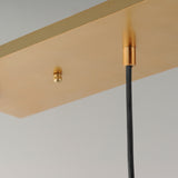Torch LED 4-Light Linear Pendant by ET2 - Satin Brass
