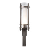Torch Outdoor Post Lantern, shown in Coastal Dark Smoke, by Hubbardton Forge