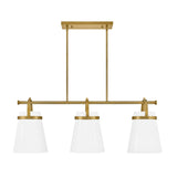 Tori Large Three Light Linear Chandelier