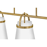 Tori Large Three Light Linear Chandelier