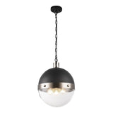 Torino Pendant 14 Inch Brushed Nickel Clear